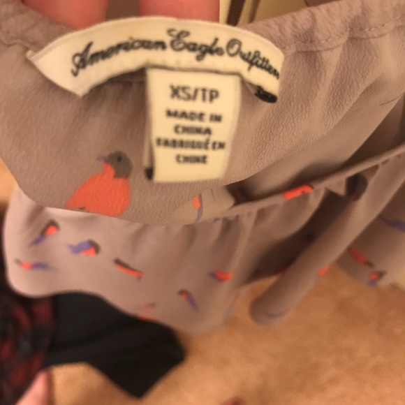 🐦American Eagle Gray Bird Dress 🐦 - Picture 3 of 3